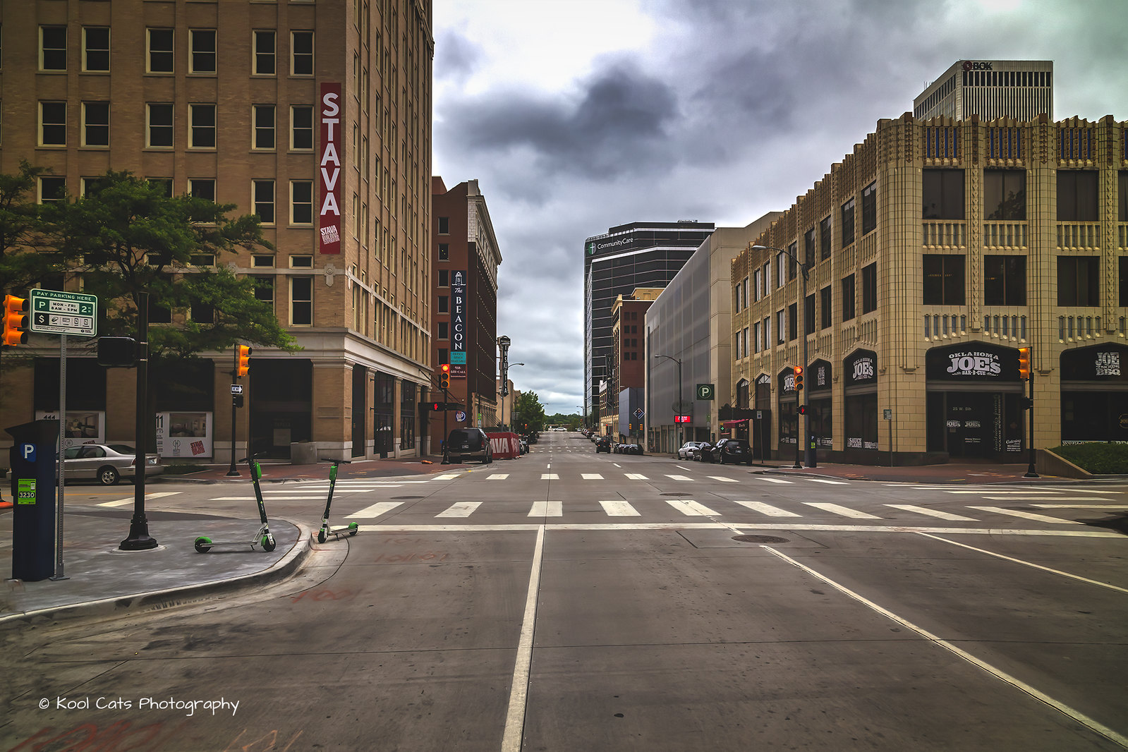 Streets of downtown Tulsa